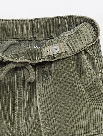 Pantalon en velours côtelé