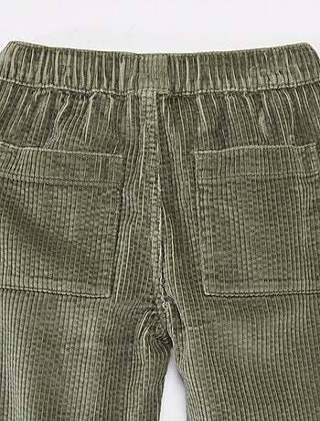 Pantalon en velours côtelé
