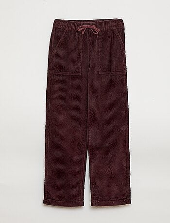 Pantalon en velours côtelé