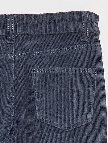 Pantalon en velours coupe flare