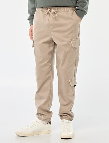 Pantalon esprit 'jogger' multipoches