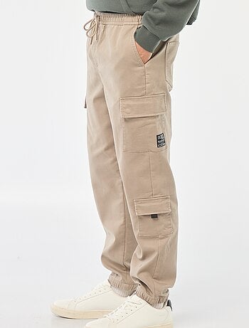 Pantalon esprit 'jogger' multipoches