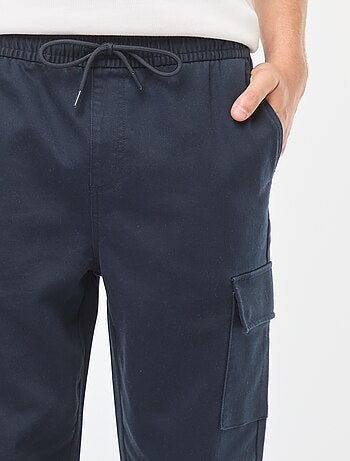 Pantalon esprit 'jogger' multipoches