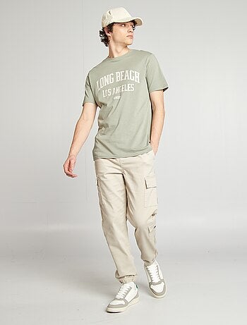 Pantalon esprit 'jogger' multipoches