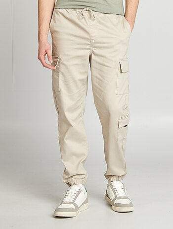 Pantalon esprit 'jogger' multipoches
