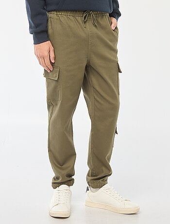 Pantalon esprit 'jogger' multipoches