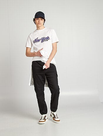 Pantalon esprit 'jogger' multipoches