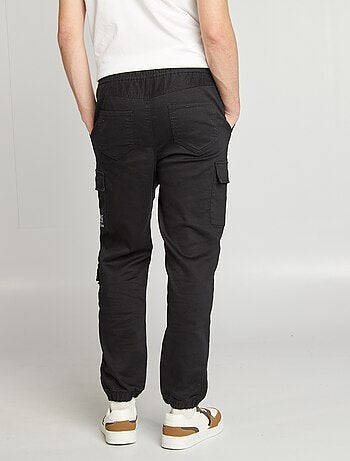 Pantalon esprit 'jogger' multipoches