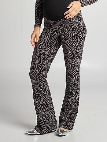 Pantalon flare grossesse en lurex 'Only maternity'
