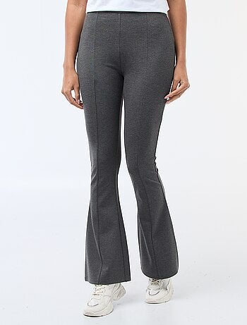 Pantalon flare maille ultra-stretch