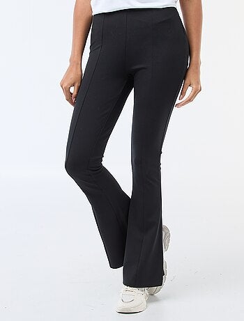 Pantalon flare maille ultra-stretch
