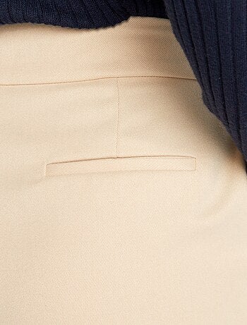 Pantalon flare/bootcut en flanelle