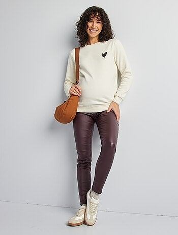 Pantalon grossesse avec bandeau élastique