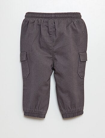 Pantalon jogger avec poches à rabat