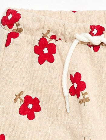 Pantalon jogging à motif