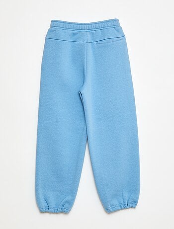 Pantalon jogging avec inscription brodée