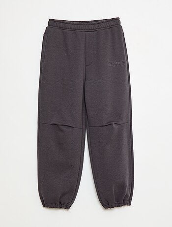 Pantalon jogging avec inscription brodée