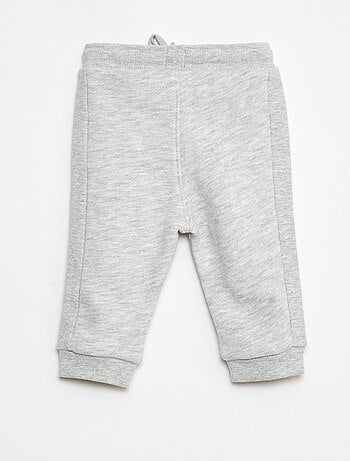 Pantalon jogging chiné en french terry