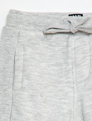 Pantalon jogging chiné en french terry