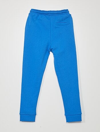 Pantalon jogging en french terry avec coutures