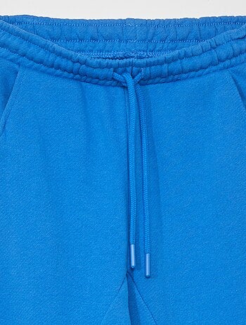 Pantalon jogging en french terry avec coutures