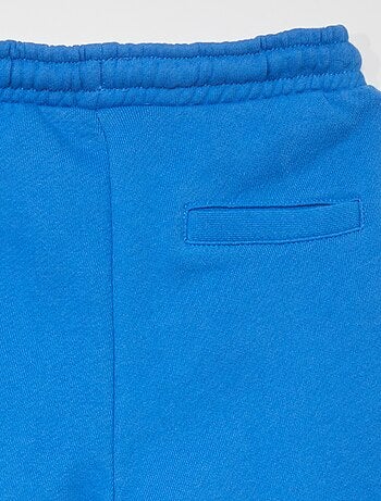 Pantalon jogging en french terry avec coutures