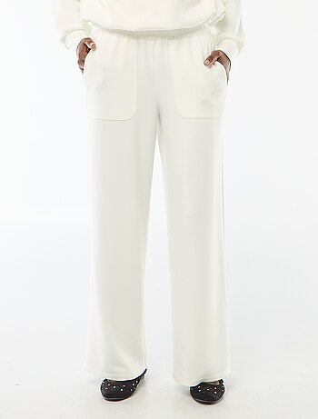Pantalon jogging large maille douce