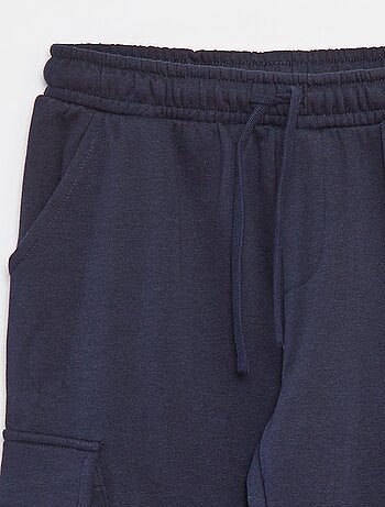 Pantalon jogging multipoches en molleton