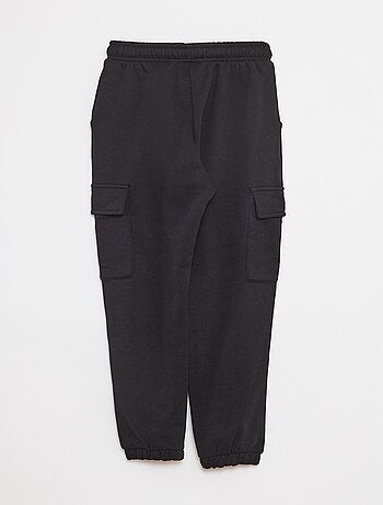 Pantalon jogging multipoches en molleton