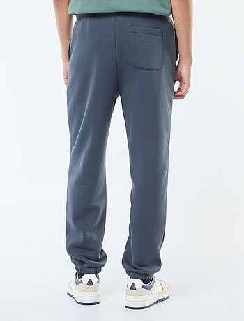 Pantalon jogging uni avec cordons de serrage à la taille