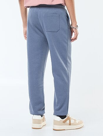 Pantalon jogging uni avec cordons de serrage à la taille