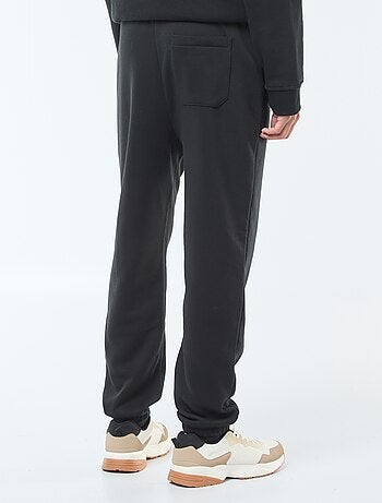 Pantalon jogging uni avec cordons de serrage à la taille