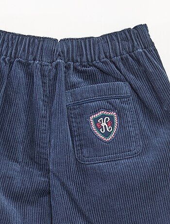 Pantalon 'Kiabi & Catherine Painvin' en velours de coton uni