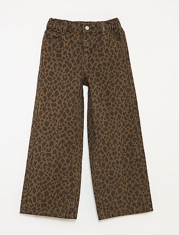 Pantalon large à 5 poches en denim