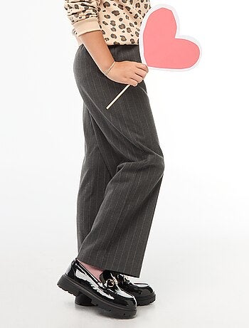 Pantalon large avec ceinture élastiquée et 2 poches