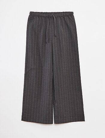 Pantalon large avec ceinture élastiquée et 2 poches