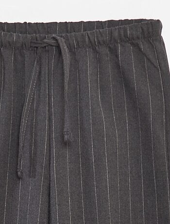 Pantalon large avec ceinture élastiquée et 2 poches