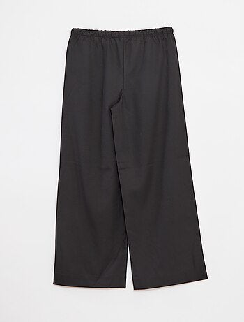 Pantalon large avec ceinture élastiquée et 2 poches