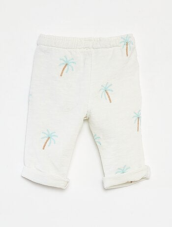Pantalon large avec imprimé