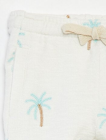 Pantalon large avec imprimé