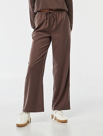 Pantalon large avec liseré sur côté