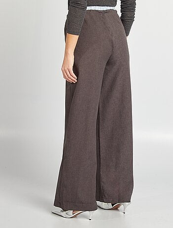 Pantalon large effet boxer apparent