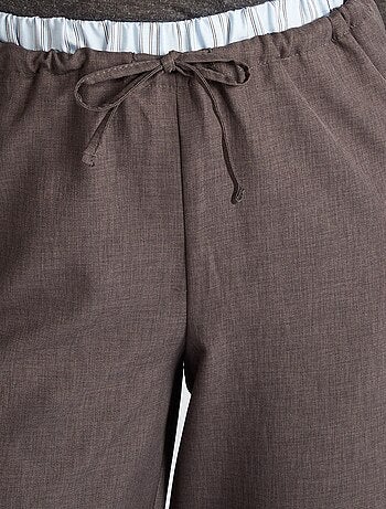 Pantalon large effet boxer apparent