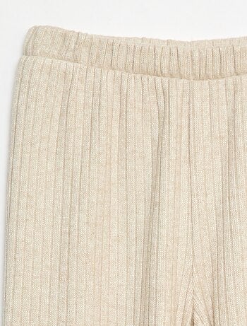 Pantalon large en maille