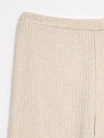 Pantalon large en maille