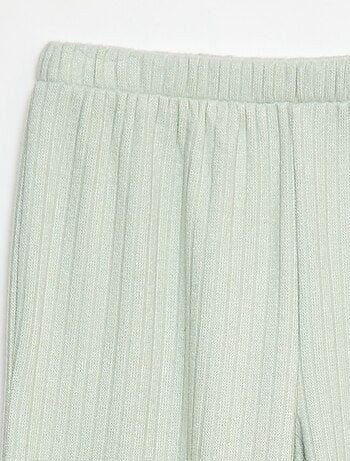 Pantalon large en maille