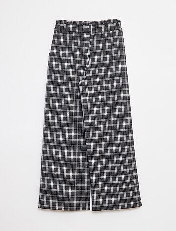 Pantalon large en maille Milano avec ceinture à nouer