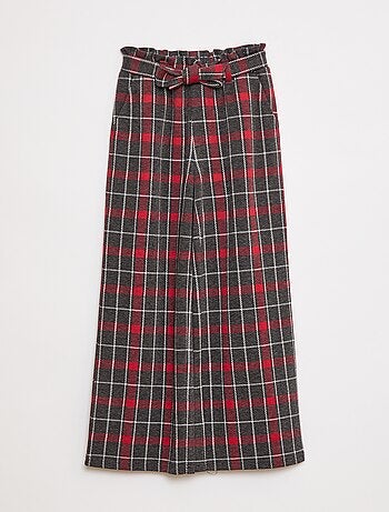 Pantalon large en maille Milano avec ceinture à nouer