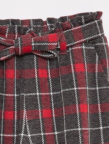 Pantalon large en maille Milano avec ceinture à nouer