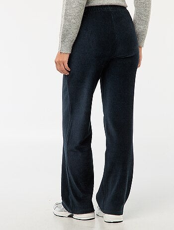 Pantalon large en velours côtelé